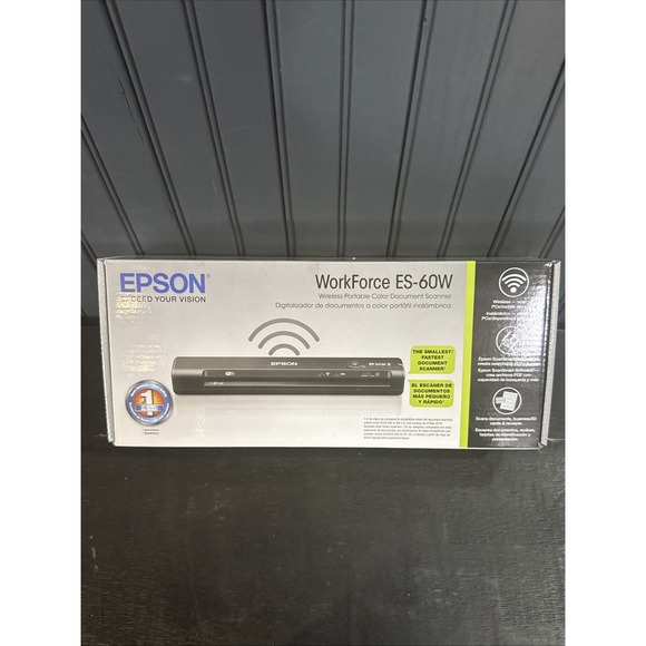 WorkForce ES-60W Wireless Portable Document Scanner - Picture 1 of 6